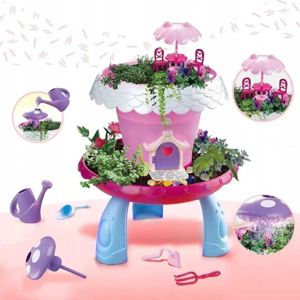Magiczny Ogródek Domek Kwiatów Dla dzieci  Gra ŚWIECI