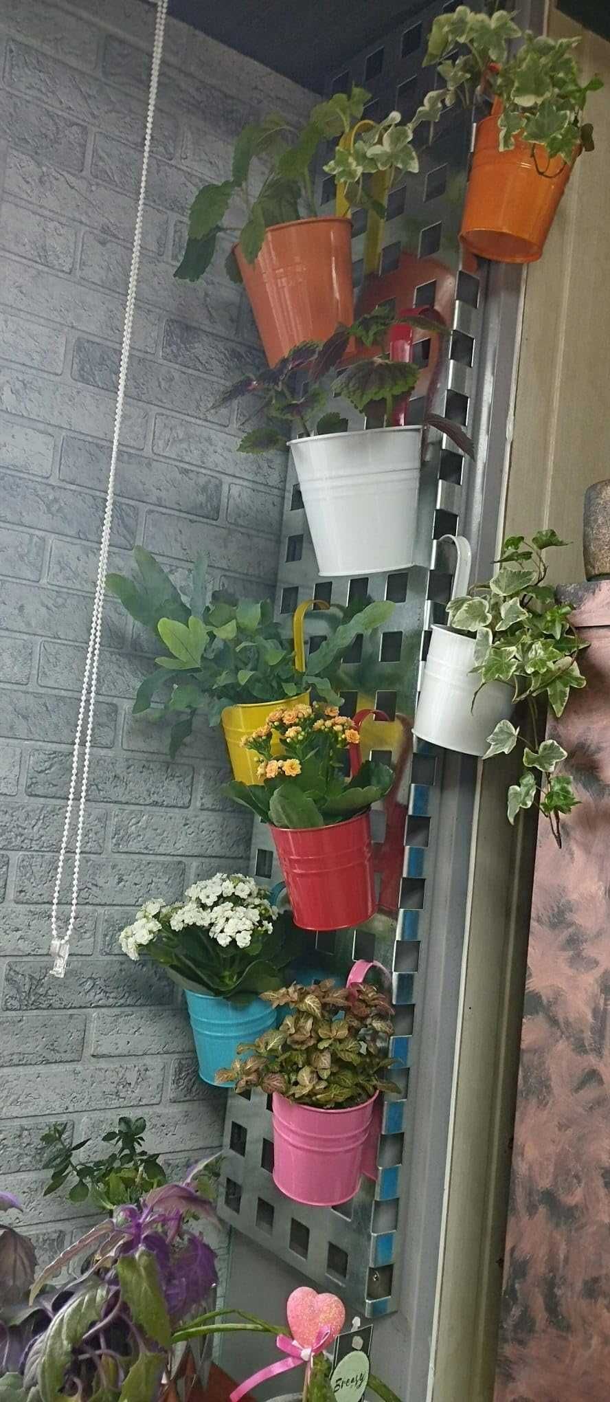 Doniczki na kwiaty 10 sztuk do ogrodu na taras balkon kolorowe GRATIS