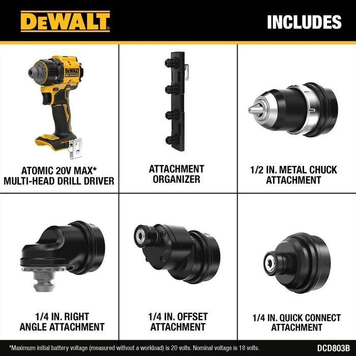 Шуруповерт акумуляторний Dewalt DCD803