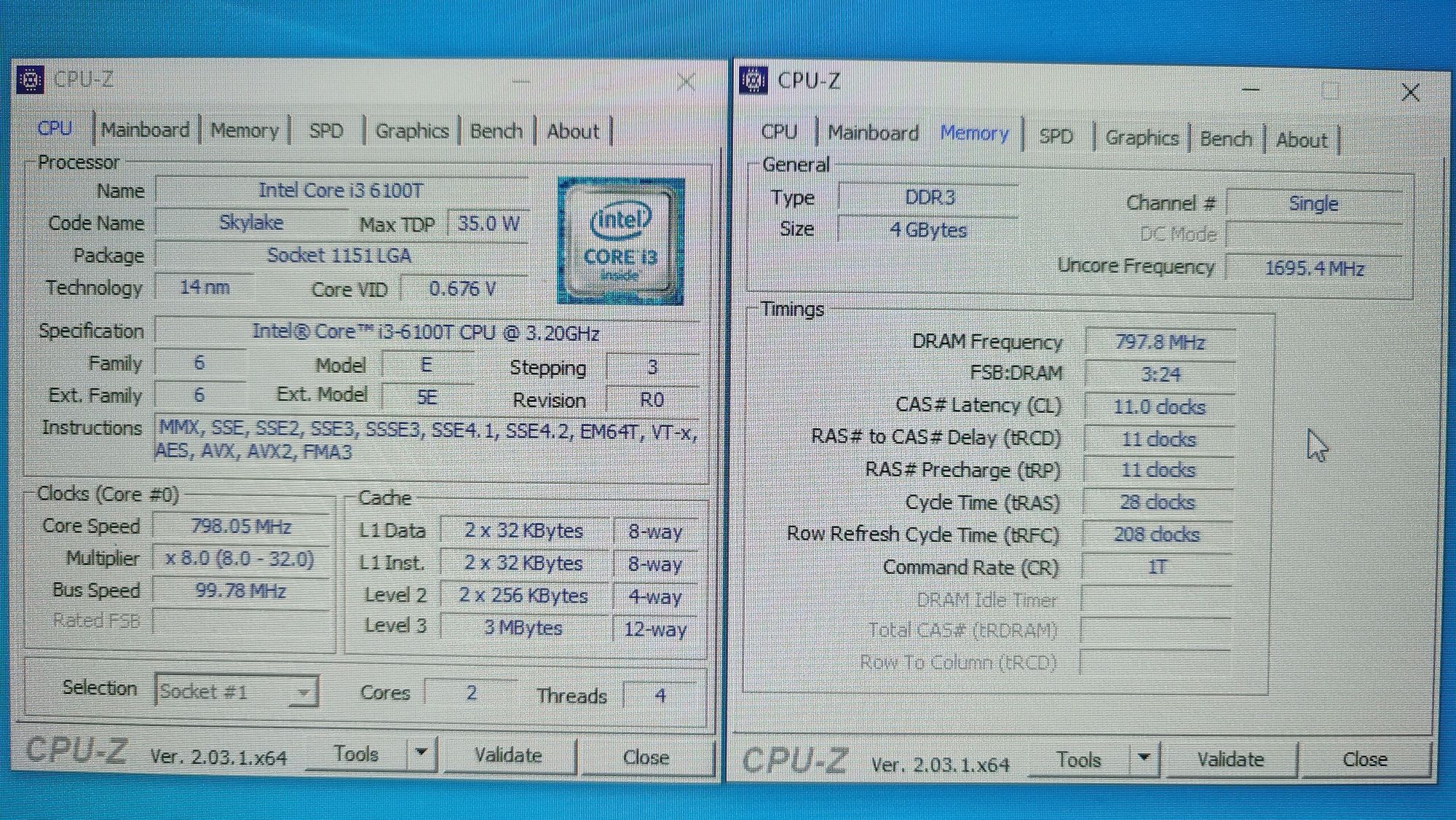 Dell Optiplex 3040 micro i3-6100T, DDR4 2x4Gb, ssd 180Gb intel, Wi-Fi