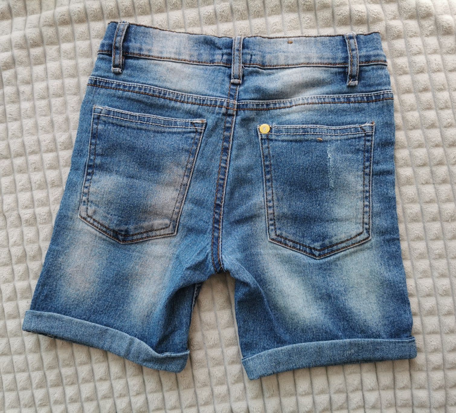 Spodenki szorty jeansowe r. 116