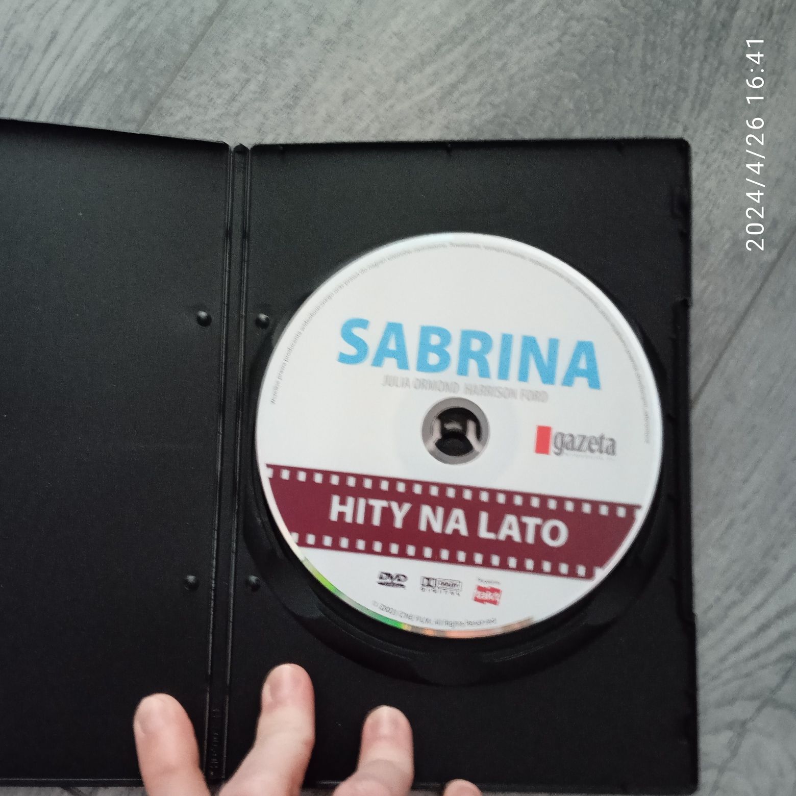 Płyta Film DVD Sabrina Harrison Ford Julia Ormond Unikat