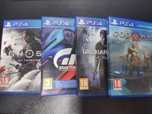 Zestaw 4 gier PS4 ghost, gran turismo, uncharted, god of war