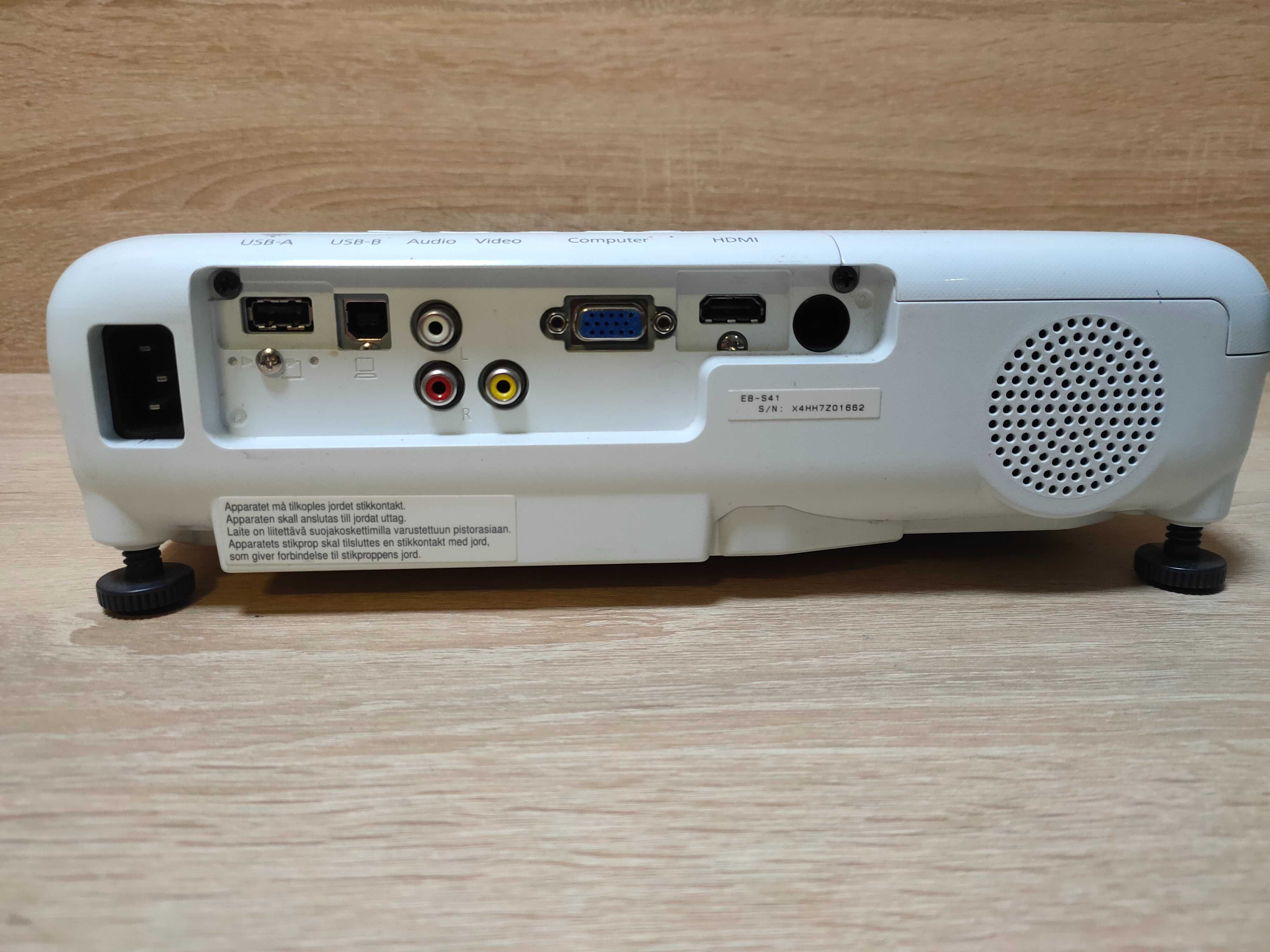 Projektor LCD Epson EB-S41 biały