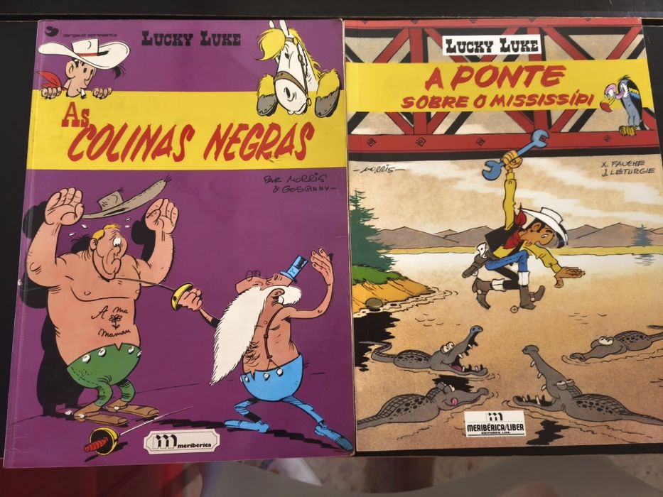 Livros BD Lucky Luke