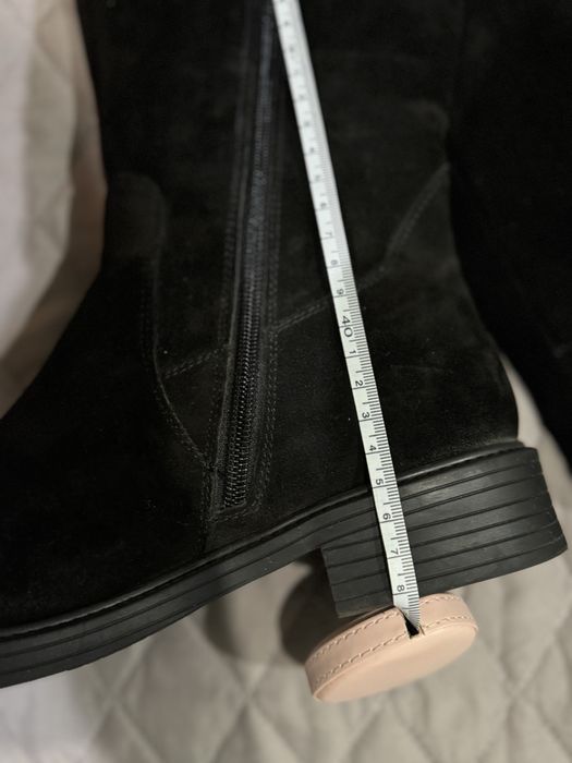 Жіночі чоботи, 38р, натуральна замша