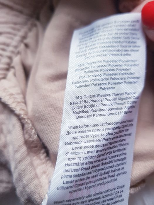 Bawełniane szorty damskie z wysokim stanem marki Pepco rozmiar XL/2XL