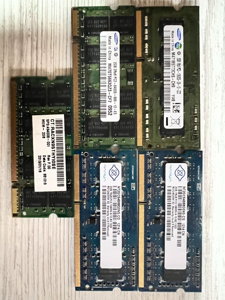 Слоти оперативної памяті 4 та 2 Gb