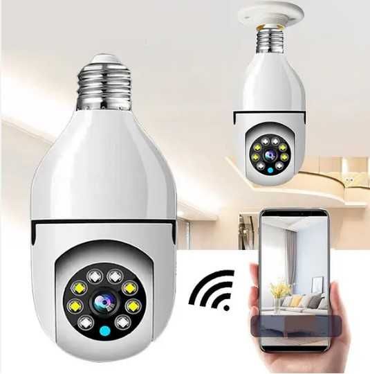 Камера wi-fi ip PTZ лампочка в патрон E27