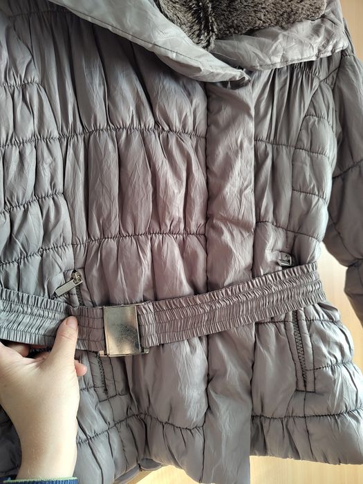 Szara kurtka pikowana