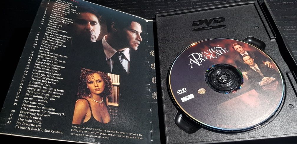Adwokat Diabła dvd wersja Amerykańska NTSC region 1.