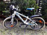 rower dziecięcy shockblaze warrior 24 (wer. BR , przedni amortyzator)