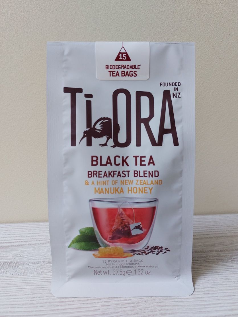 TiOra Black Tea Breakfast чай в пакетиках Нова Зеландія ексклюзив