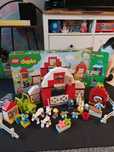 LEGO Duplo, 10952, zestaw stodoła z pudełkiem.