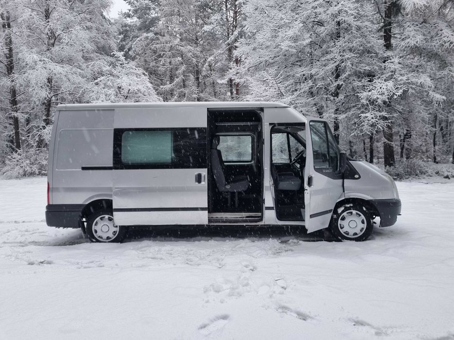 Ford TRANSIT,Brygadówka 6-Os,140KM,Salon PL,KLIMA,Oryg Przebieg 235tyś