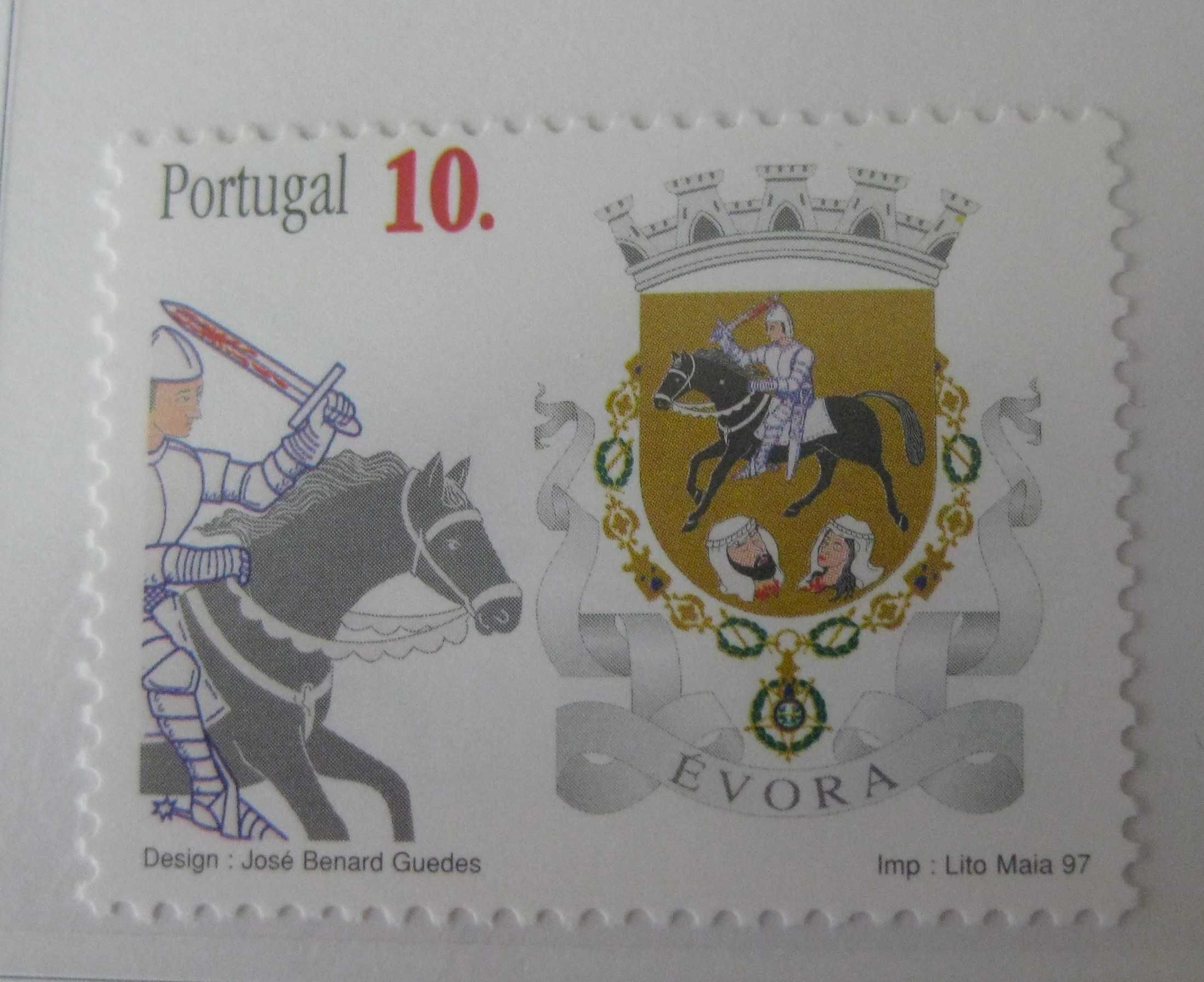 Série nº 2439/2444 - Brasões dos Distritos de Portugal (2º grupo) 1997