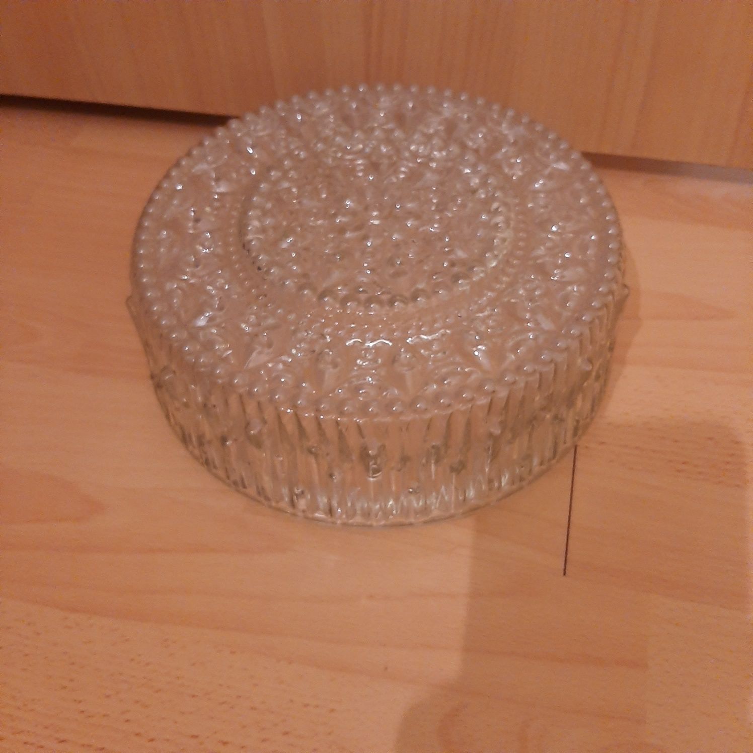 kryształowy klosz do lampy