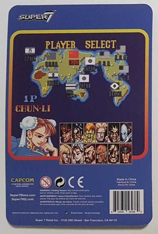 Street Fighter II - Chun-Li / 2018 Capcom, Super7