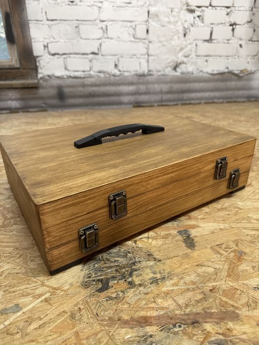 Skrzynia skrzynka wędkarska na zestawy i spławiki 2 poziomowa