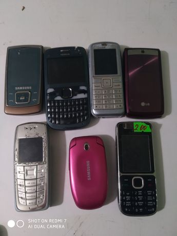 Продам телефоны кнопочные, аксессуары. Nokia, Samsung, LG