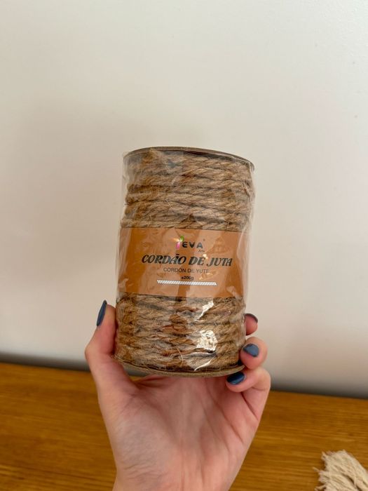 Cordão de juta 4mmx200g