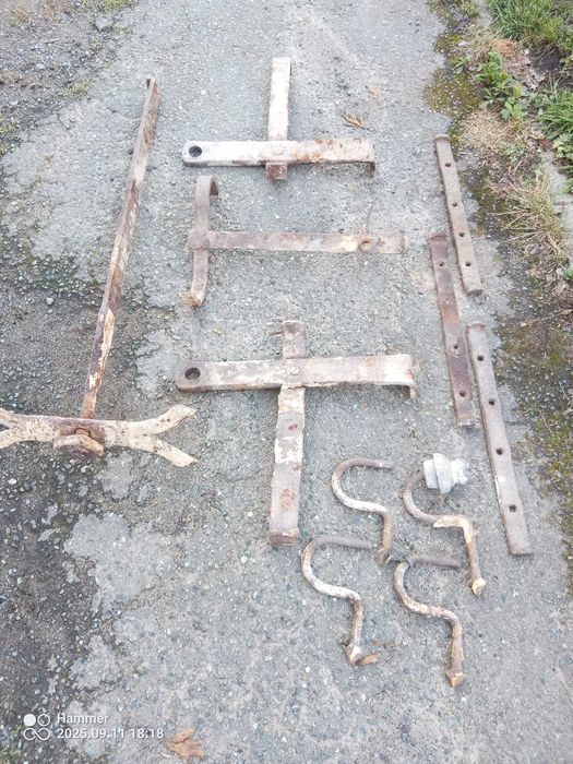 Elementy kute, ankry, zawiasy