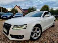 Audi A5 Coupe 2009r. 2.0Tfsi 211km 6 bieg, biała, alu 17, zamiana