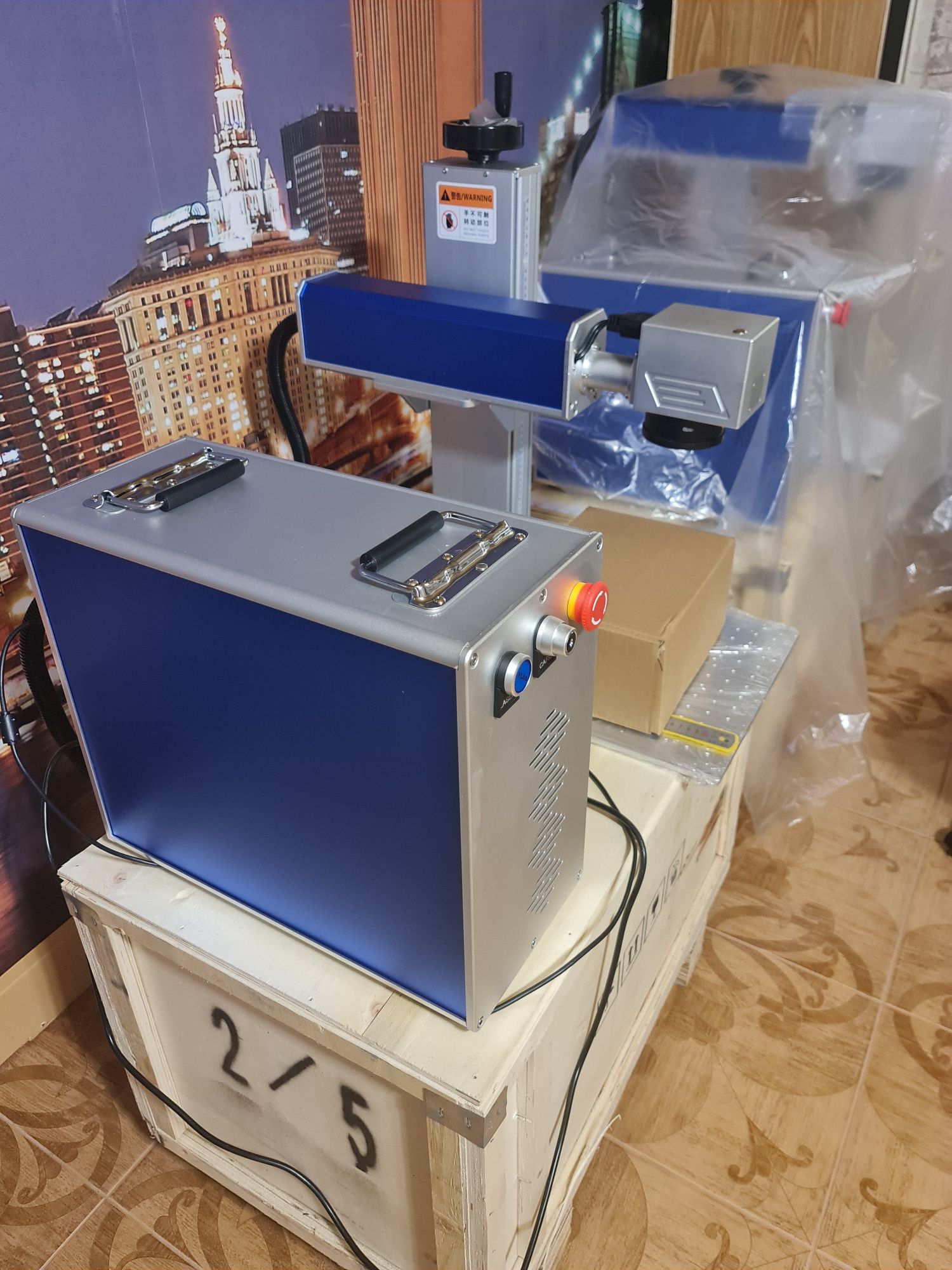 Волоконний лазерний гравер маркер jpt50lp 50w.