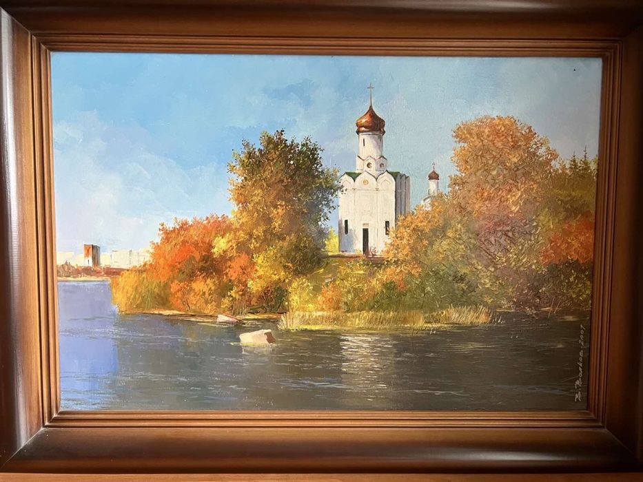 Картина «Монастырский остров», холст, масло