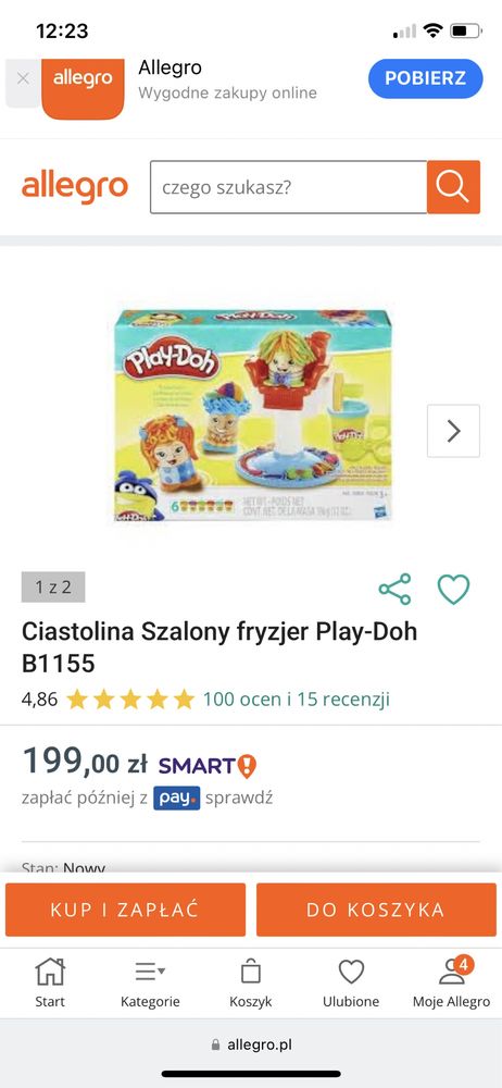 Play Doh duży zestaw