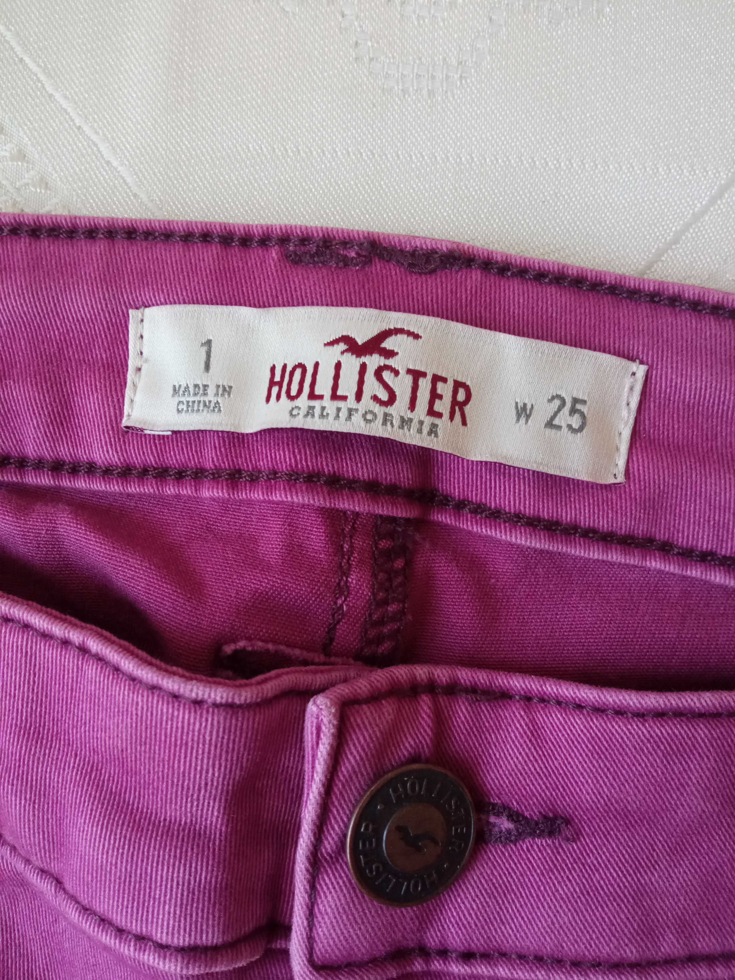 Hollister spodnie jeans rurki w25 pas 74--78cm