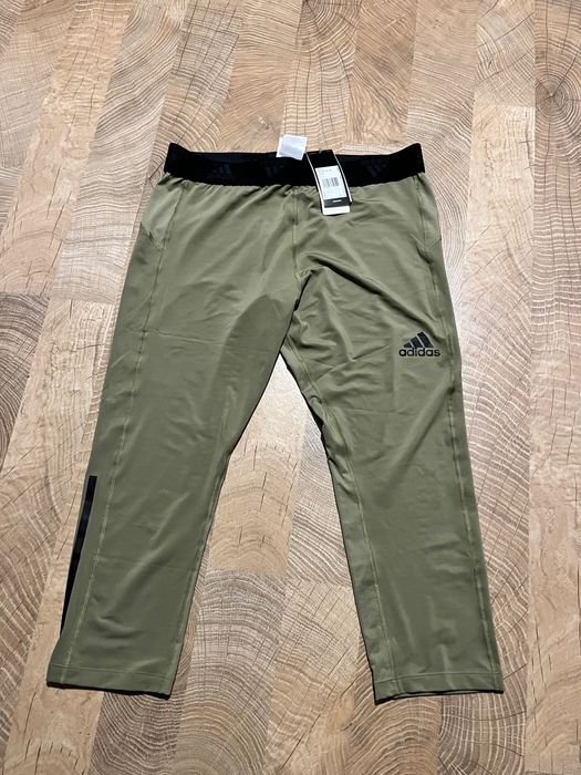 Legginsy męskie treningowe,  Adidas xl. Primegreen. Nowe