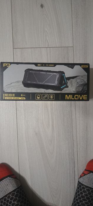 Блютуз колонка Mlove P3 40 вт Нова жовта