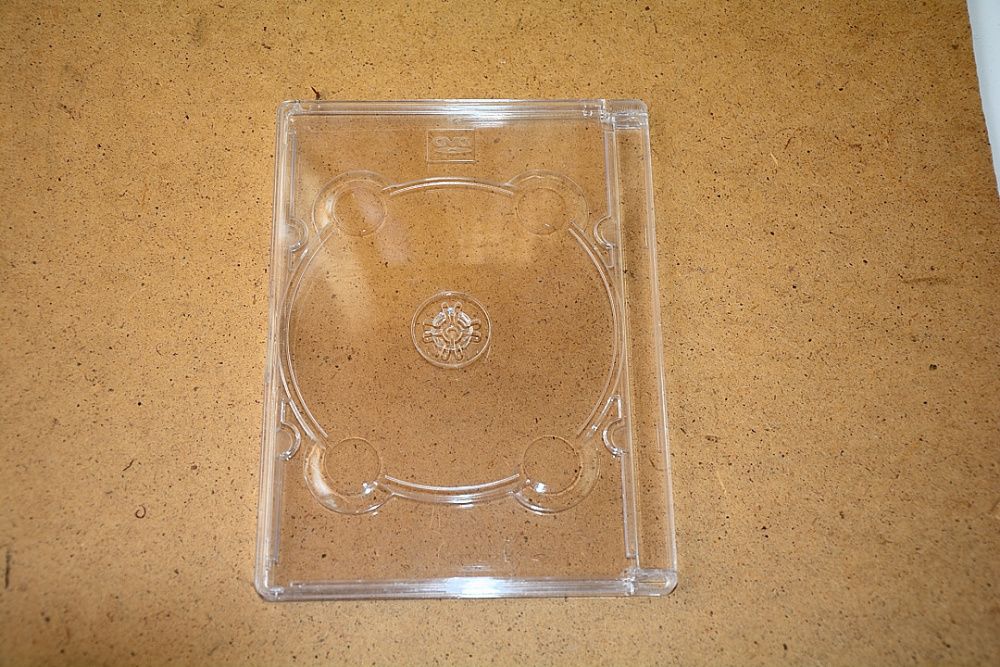 ДВД коробка на 1 диск, глянцевый, прозрачный пластик