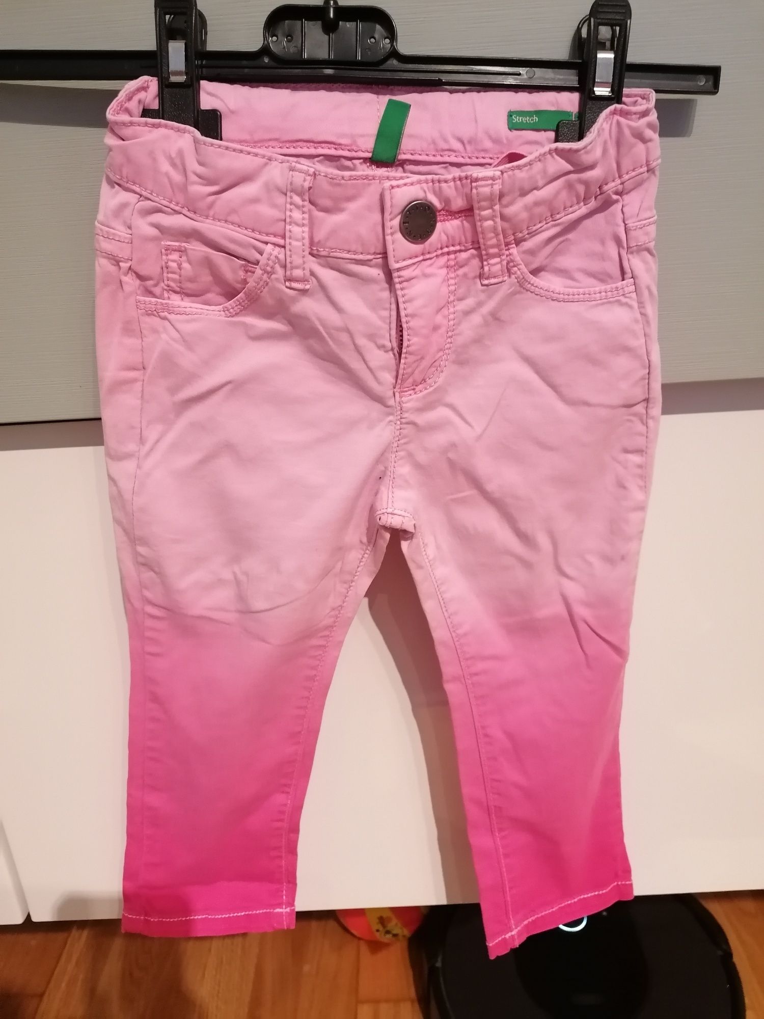 Jeans degrade em rosa para menina - Benneton - tamanho 2 anos