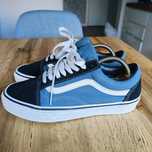 Trampki Vans 38,5 niebieskie