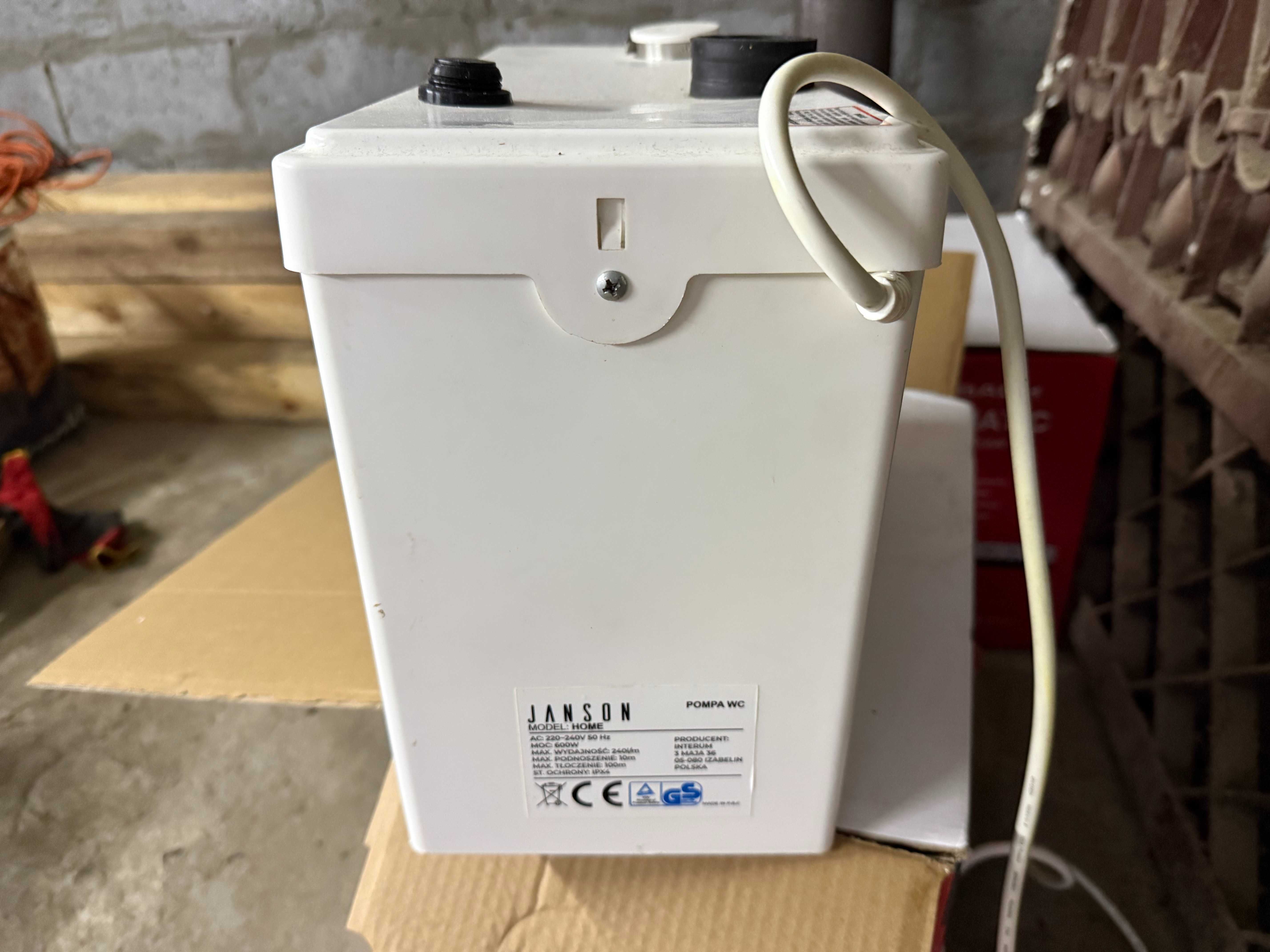Pompa WC / Rozdrabniacz Janson Home 600W