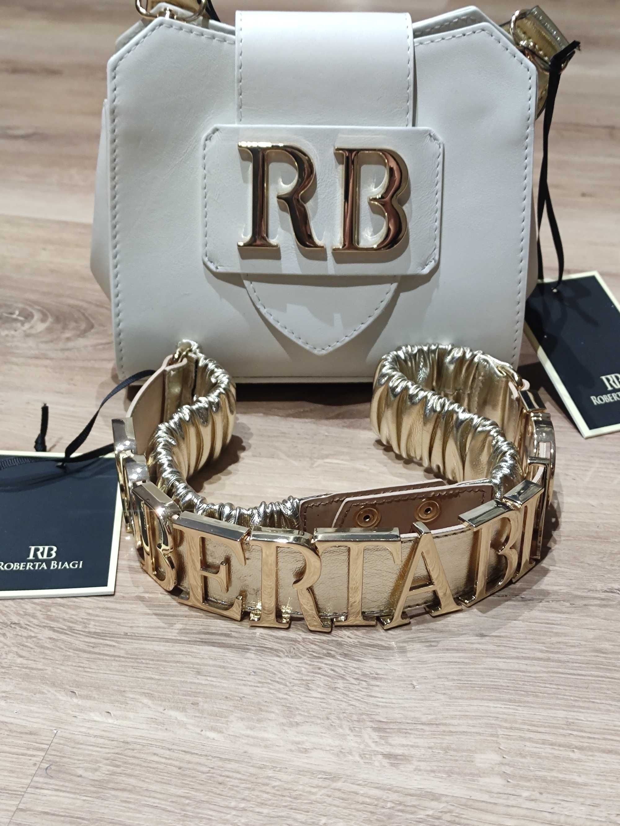 Torebka skórzana Roberta Biagi