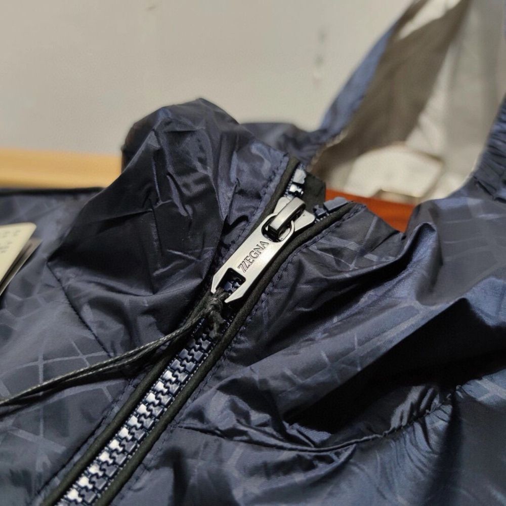 ZEGNA Куртка Бомбер ЯКІСТЬ ВИШКА чоловіча вітровка нейлон brunello