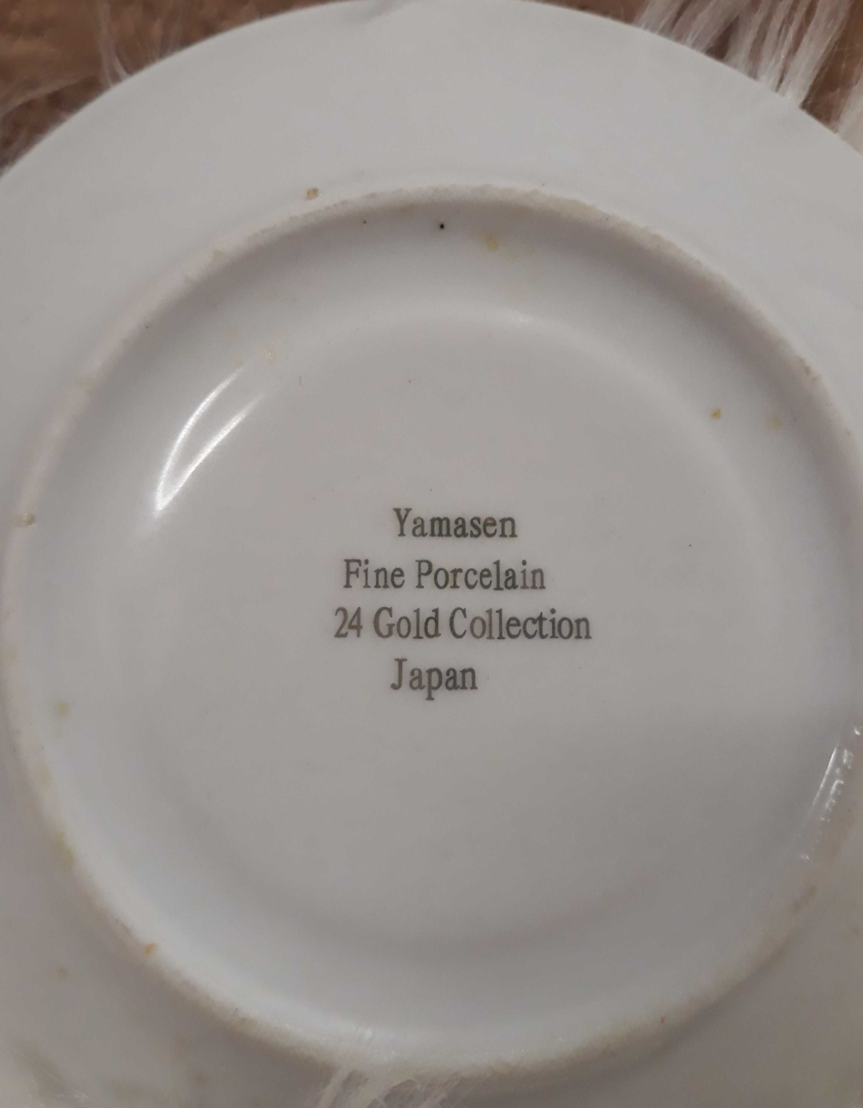 Filiżanka i spodeczek Yamasen Fine 24 Gold Collection Japan porcelana