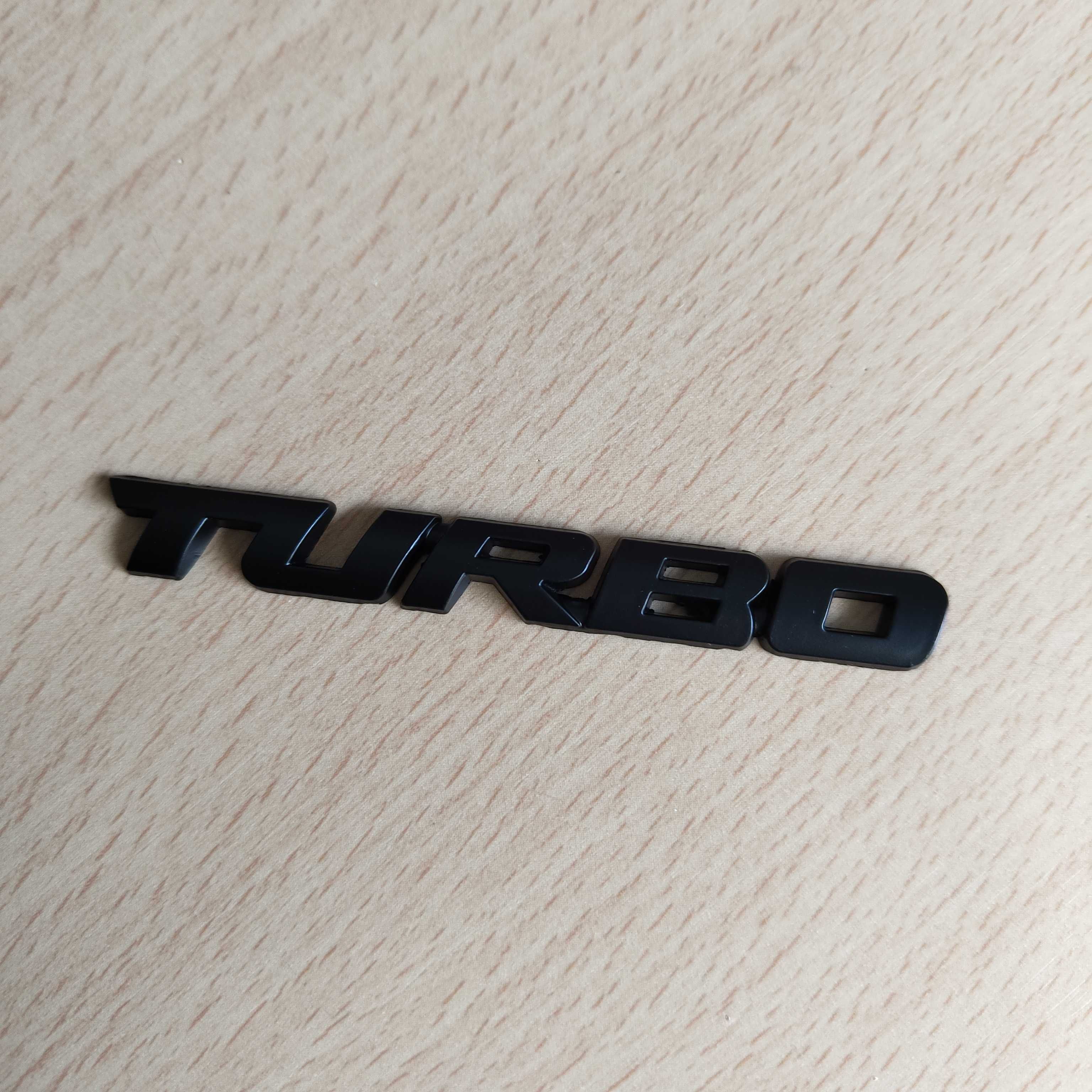 Adesivo Autocolante Carro TURBO em liga de metal