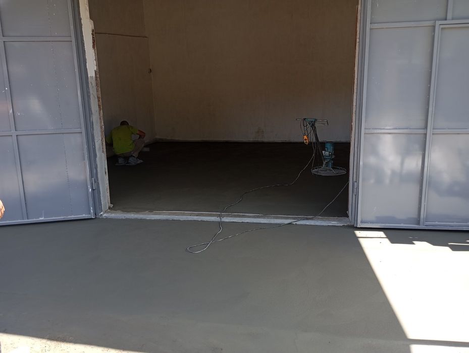 Механізована машинна стяжка підлоги