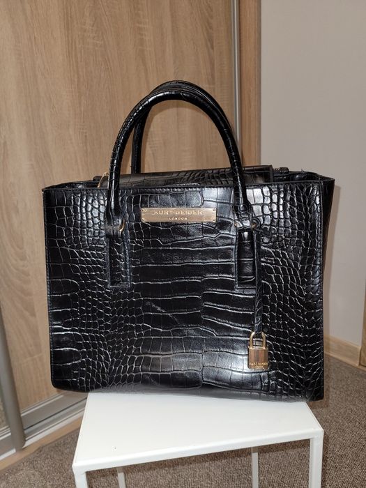 KURT GEIGER - torebka skórzana a4