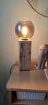 Lampa drewniana loft
