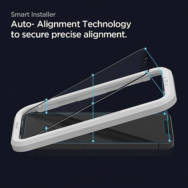 Szkło Hartowane Spigen Alm Glass Fc 2-Pack Iphone 12/12 Pro Black