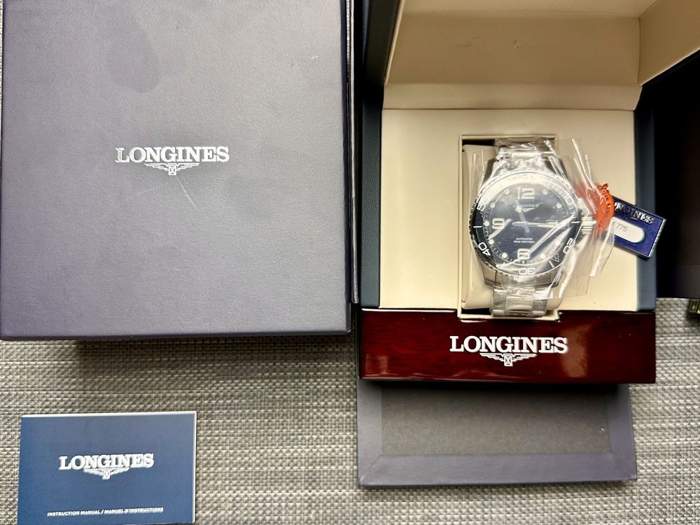 Longines Hydro Conquest 43 mm Ceramic Black