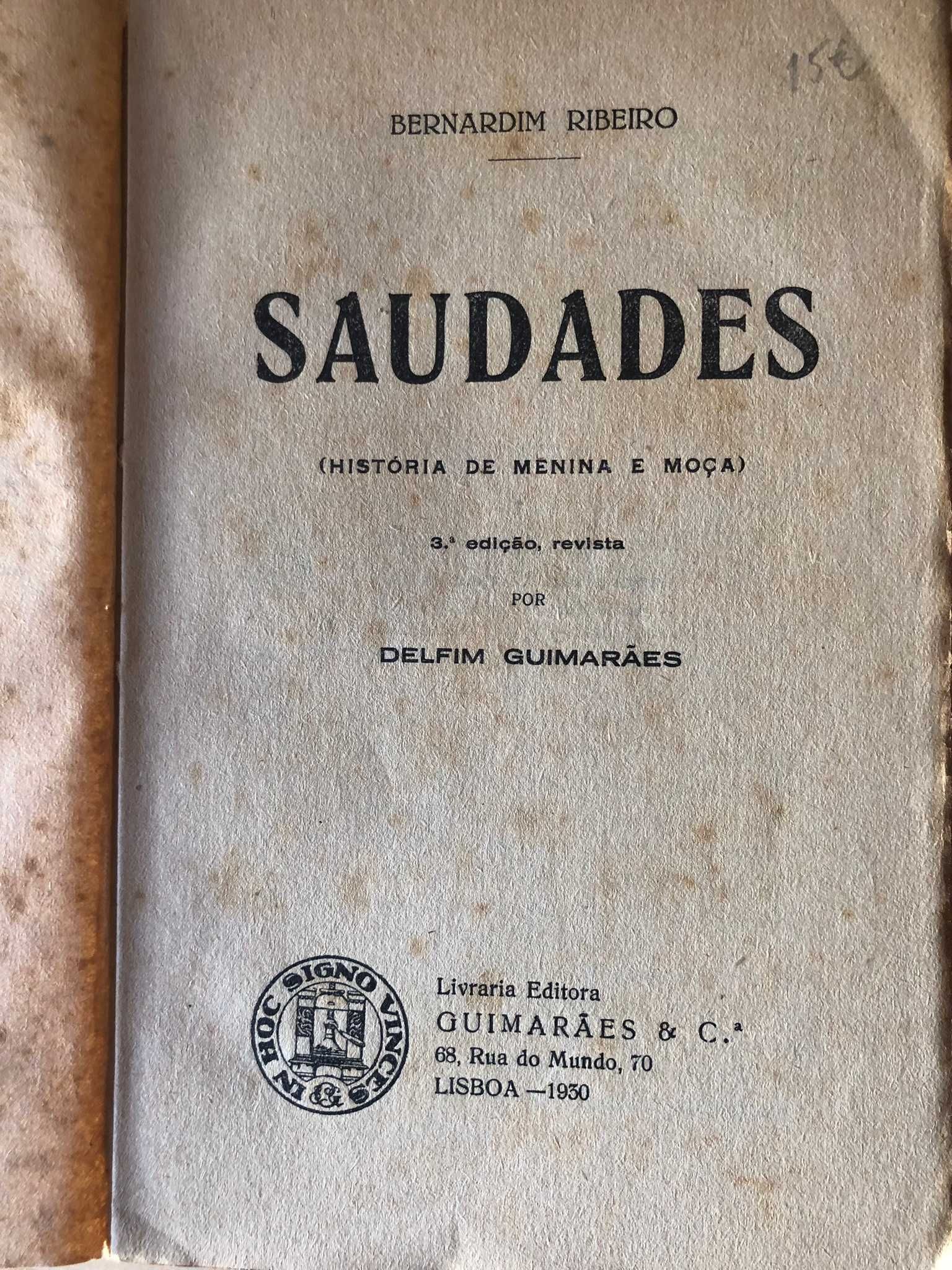 Saudades (História de Menina e Moça) - Bernardim Ribeiro