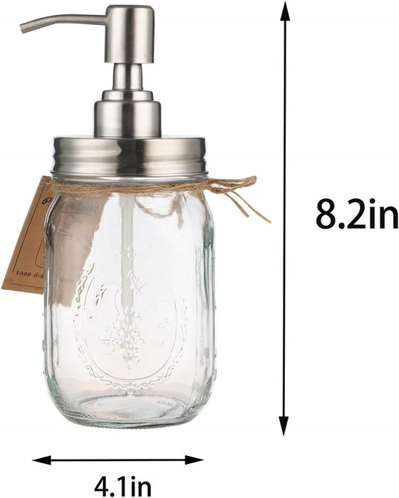 Ręczny dozownik do mydła stojący Plomkeest 470 ml