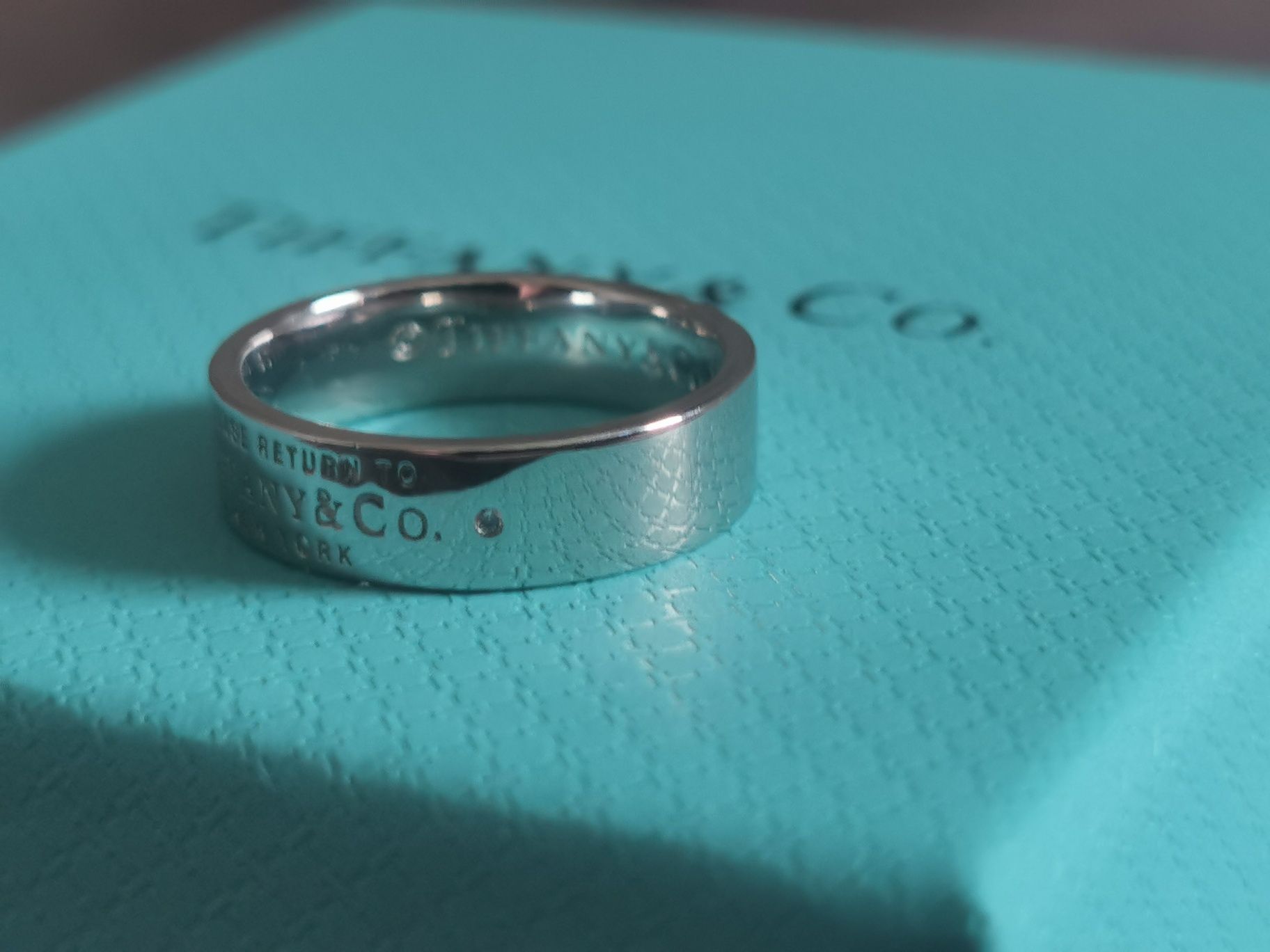 Pierscionek Tiffany & Co Srebro ring silver