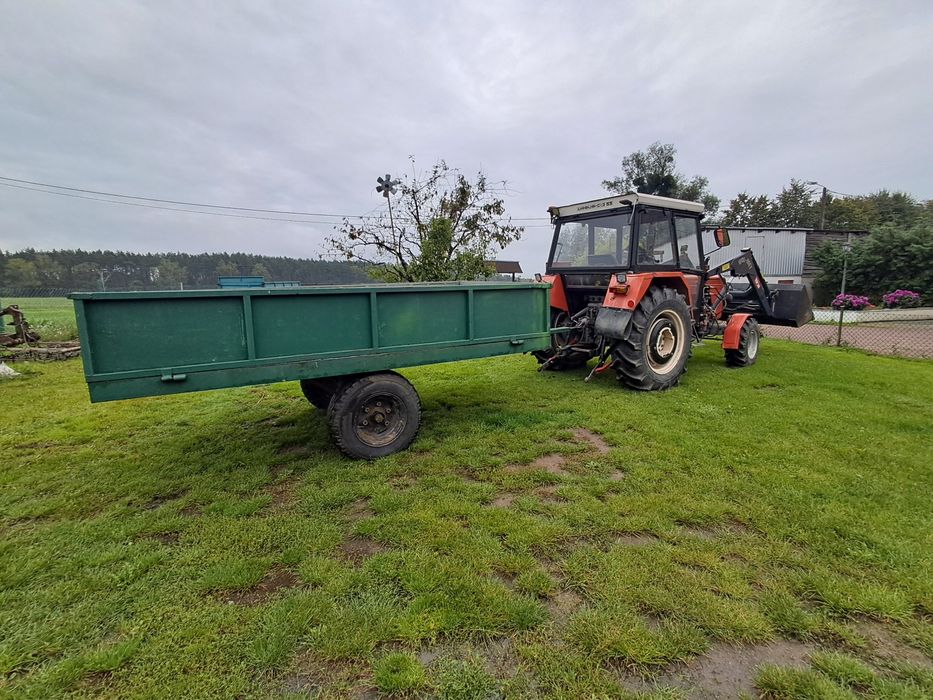 Przyczepa jednosiowa dwukułka ursus c360 c355